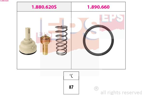 EPS 1.880.620 - Thermostat, Kühlmittel alexcarstop-ersatzteile.com