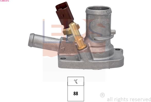 EPS 1.880.672 - Thermostat, Kühlmittel alexcarstop-ersatzteile.com