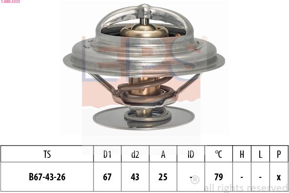 EPS 1.880.333S - Thermostat, Kühlmittel alexcarstop-ersatzteile.com