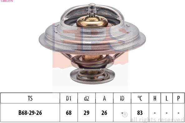 EPS 1.880.377S - Thermostat, Kühlmittel alexcarstop-ersatzteile.com