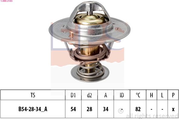 EPS 1.880.218S - Thermostat, Kühlmittel alexcarstop-ersatzteile.com