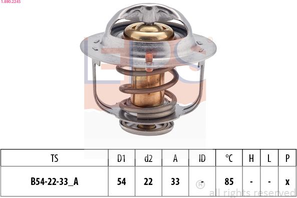 EPS 1.880.224S - Thermostat, Kühlmittel alexcarstop-ersatzteile.com