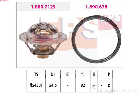 EPS 1.880.713 - Thermostat, Kühlmittel alexcarstop-ersatzteile.com