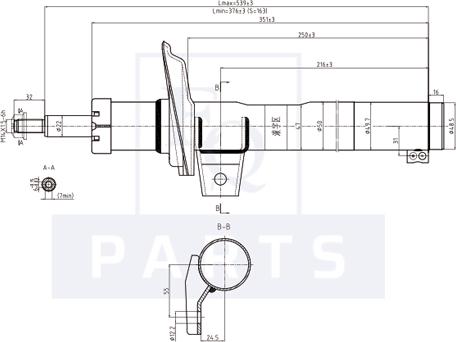 Equal Quality AM10140 - Stoßdämpfer alexcarstop-ersatzteile.com