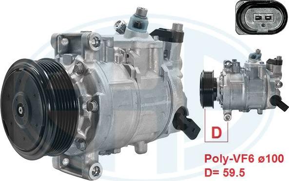 ERA 670120 - Kompressor, Klimaanlage alexcarstop-ersatzteile.com