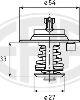 ERA 350160 - Thermostat, Kühlmittel alexcarstop-ersatzteile.com