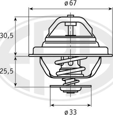 ERA 350173 - Thermostat, Kühlmittel alexcarstop-ersatzteile.com