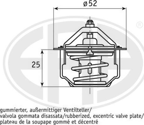 ERA 350351 - Thermostat, Kühlmittel alexcarstop-ersatzteile.com