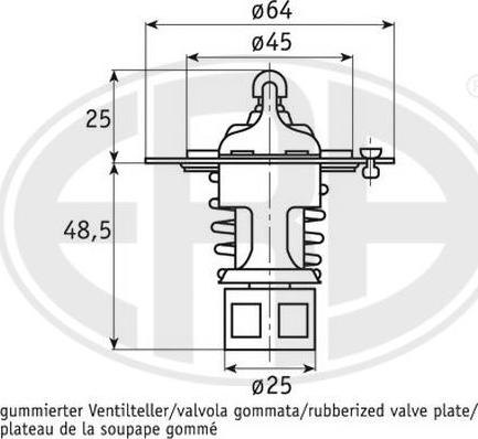 ERA 350232A - Thermostat, Kühlmittel alexcarstop-ersatzteile.com