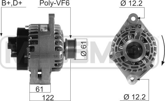 ERA 209494 - Generator alexcarstop-ersatzteile.com