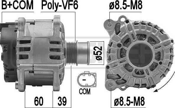 ERA 209492 - Generator alexcarstop-ersatzteile.com