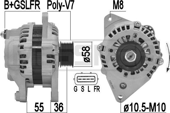 ERA 209446A - Generator alexcarstop-ersatzteile.com