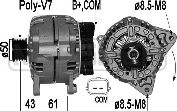 ERA 209404A - Generator alexcarstop-ersatzteile.com