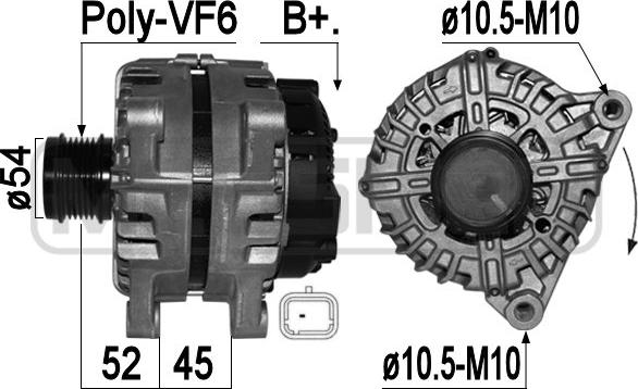 ERA 209433 - Generator alexcarstop-ersatzteile.com