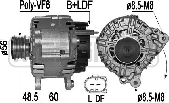 ERA 209424 - Generator alexcarstop-ersatzteile.com