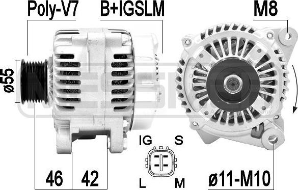 ERA 209421A - Generator alexcarstop-ersatzteile.com