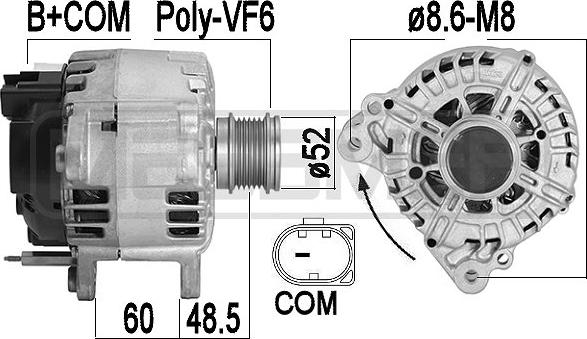 ERA 209595 - Generator alexcarstop-ersatzteile.com