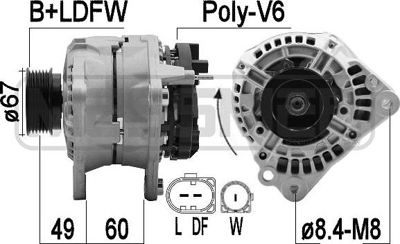 ERA 209554A - Generator alexcarstop-ersatzteile.com