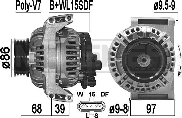 ERA 209504 - Generator alexcarstop-ersatzteile.com