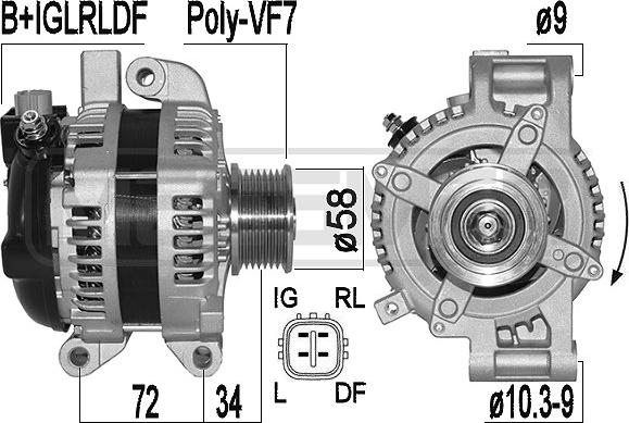 ERA 209534A - Generator alexcarstop-ersatzteile.com