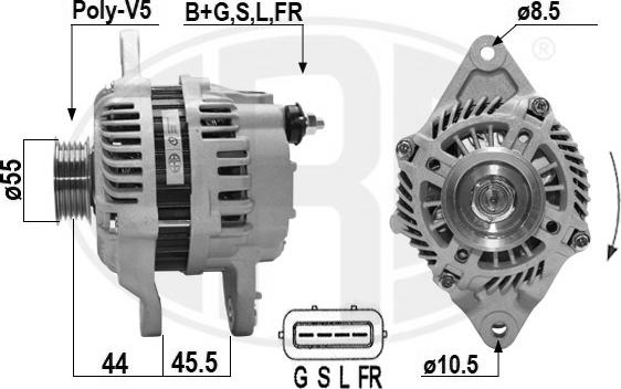 ERA 209644A - Generator alexcarstop-ersatzteile.com