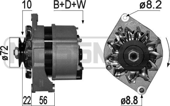 ERA 209090A - Generator alexcarstop-ersatzteile.com