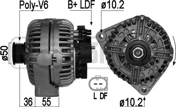 ERA 209049A - Generator alexcarstop-ersatzteile.com