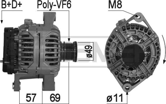 ERA 209046A - Generator alexcarstop-ersatzteile.com