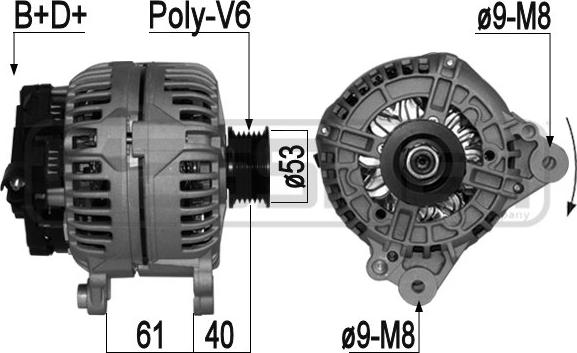 ERA 209069 - Generator alexcarstop-ersatzteile.com