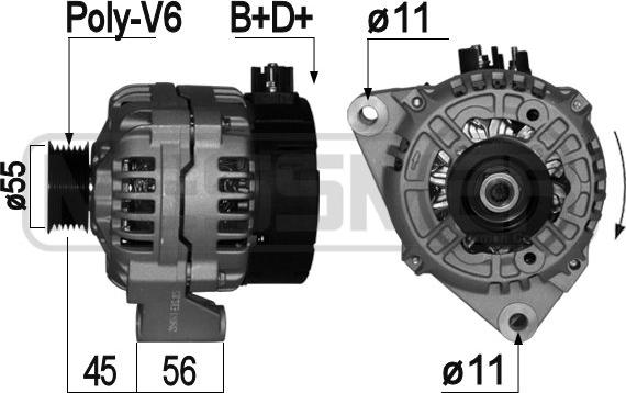 ERA 209063A - Generator alexcarstop-ersatzteile.com