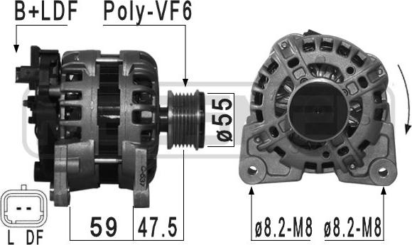 ERA 209035 - Generator alexcarstop-ersatzteile.com