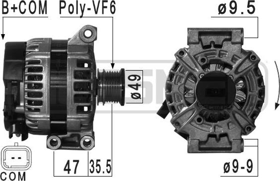 ERA 209031A - Generator alexcarstop-ersatzteile.com