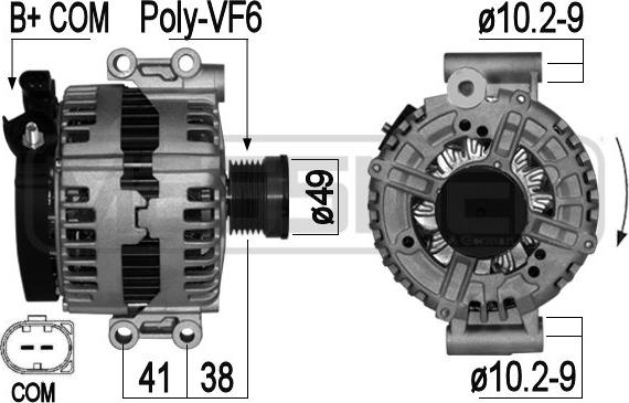 ERA 209038 - Generator alexcarstop-ersatzteile.com