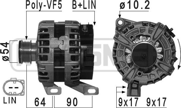 ERA 209032 - Generator alexcarstop-ersatzteile.com