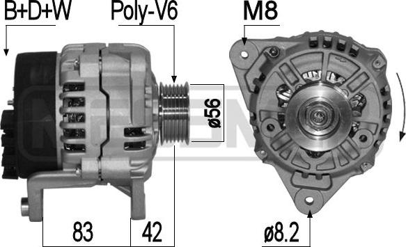 ERA 209102A - Generator alexcarstop-ersatzteile.com