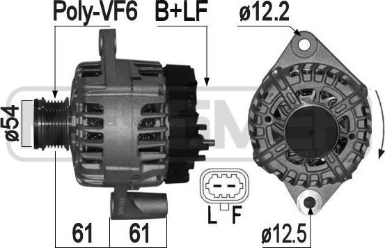 ERA 209138 - Generator alexcarstop-ersatzteile.com