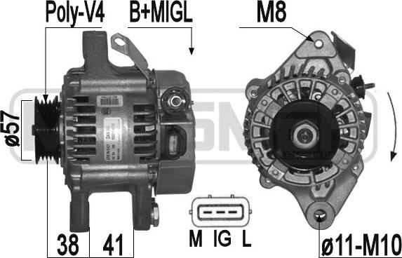 ERA 209394 - Generator alexcarstop-ersatzteile.com