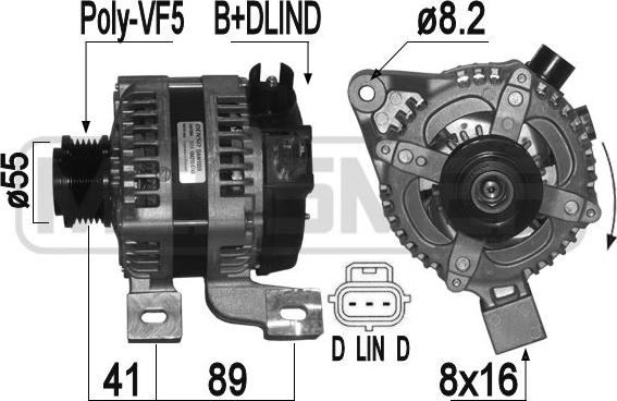 ERA 209396 - Generator alexcarstop-ersatzteile.com