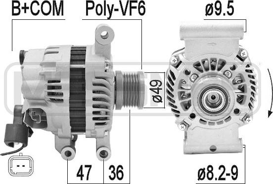 ERA 209354A - Generator alexcarstop-ersatzteile.com