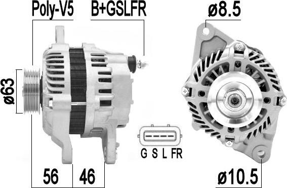 ERA 209350A - Generator alexcarstop-ersatzteile.com