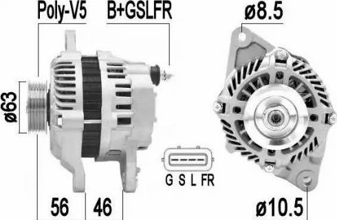 ERA 209350 - Generator alexcarstop-ersatzteile.com