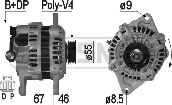 ERA 209310A - Generator alexcarstop-ersatzteile.com