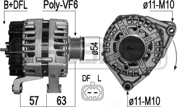 ERA 209244 - Generator alexcarstop-ersatzteile.com