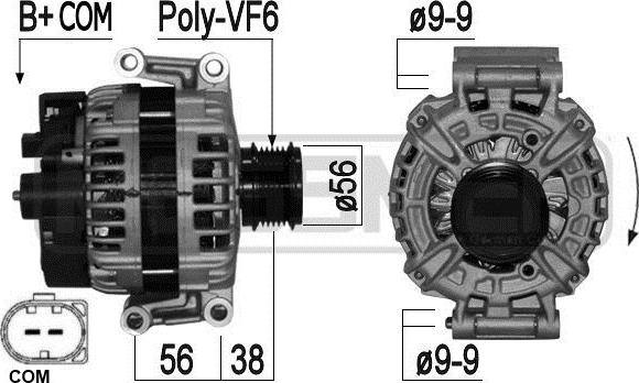 ERA 209254 - Generator alexcarstop-ersatzteile.com