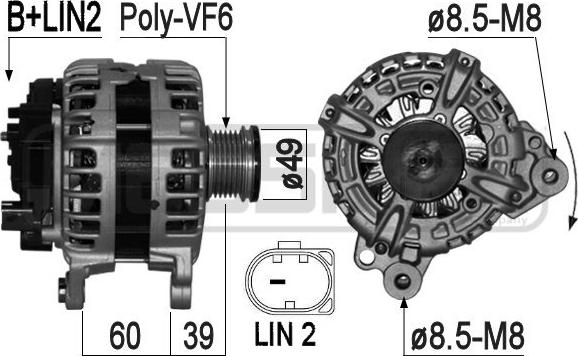 ERA 209260 - Generator alexcarstop-ersatzteile.com