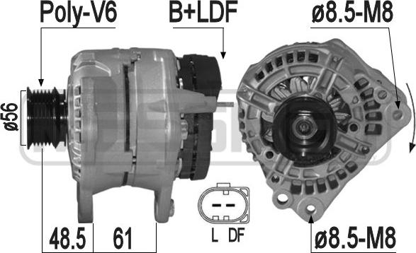 ERA 209215 - Generator alexcarstop-ersatzteile.com