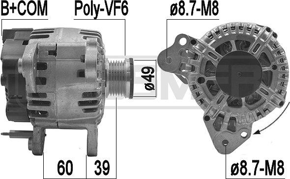 ERA 209218A - Generator alexcarstop-ersatzteile.com