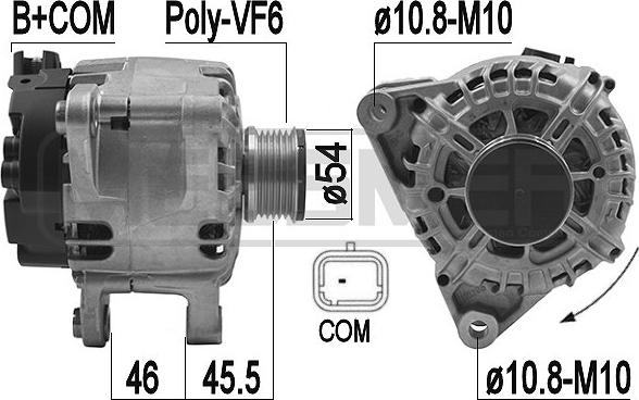 ERA 209223 - Generator alexcarstop-ersatzteile.com