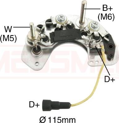 ERA 215502 - Gleichrichter, Generator alexcarstop-ersatzteile.com