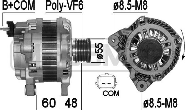 ERA 210996A - Generator alexcarstop-ersatzteile.com